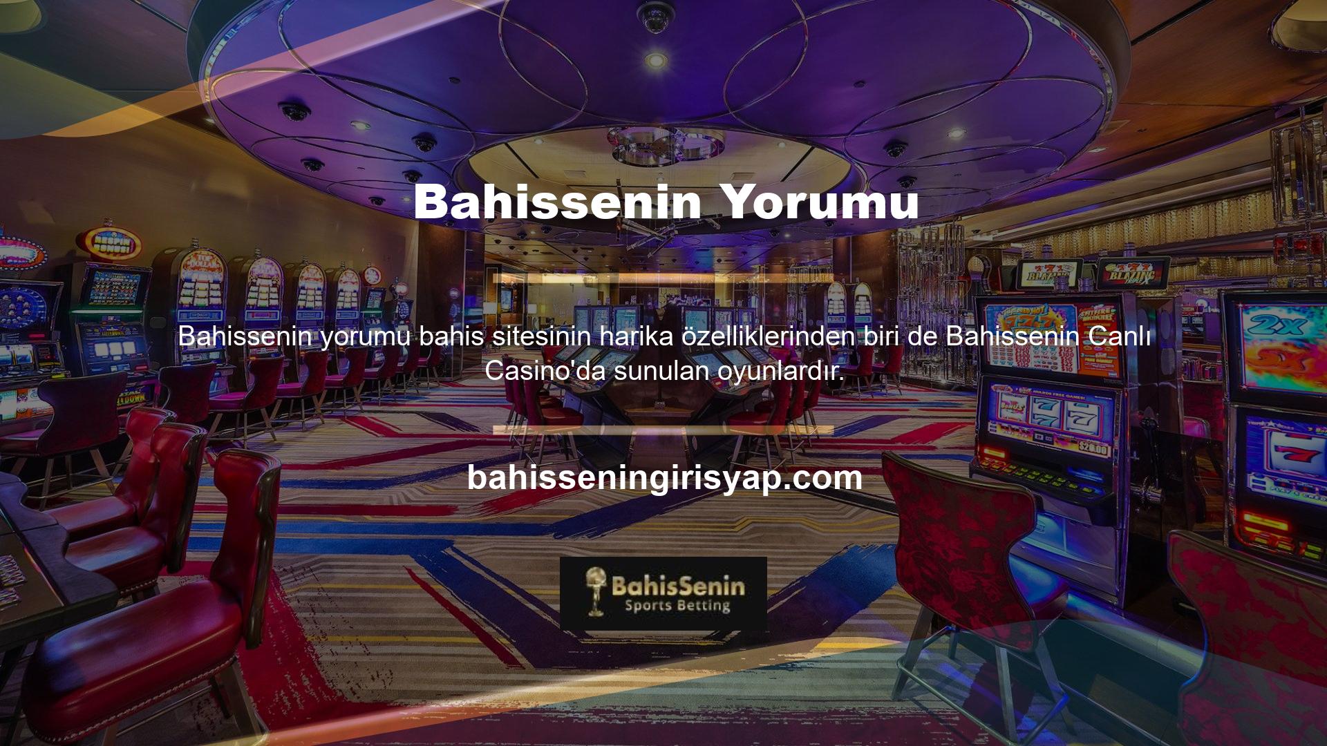 Site birçok yönden hızlı ve sistemli bir casino yapısı sunmaktadır