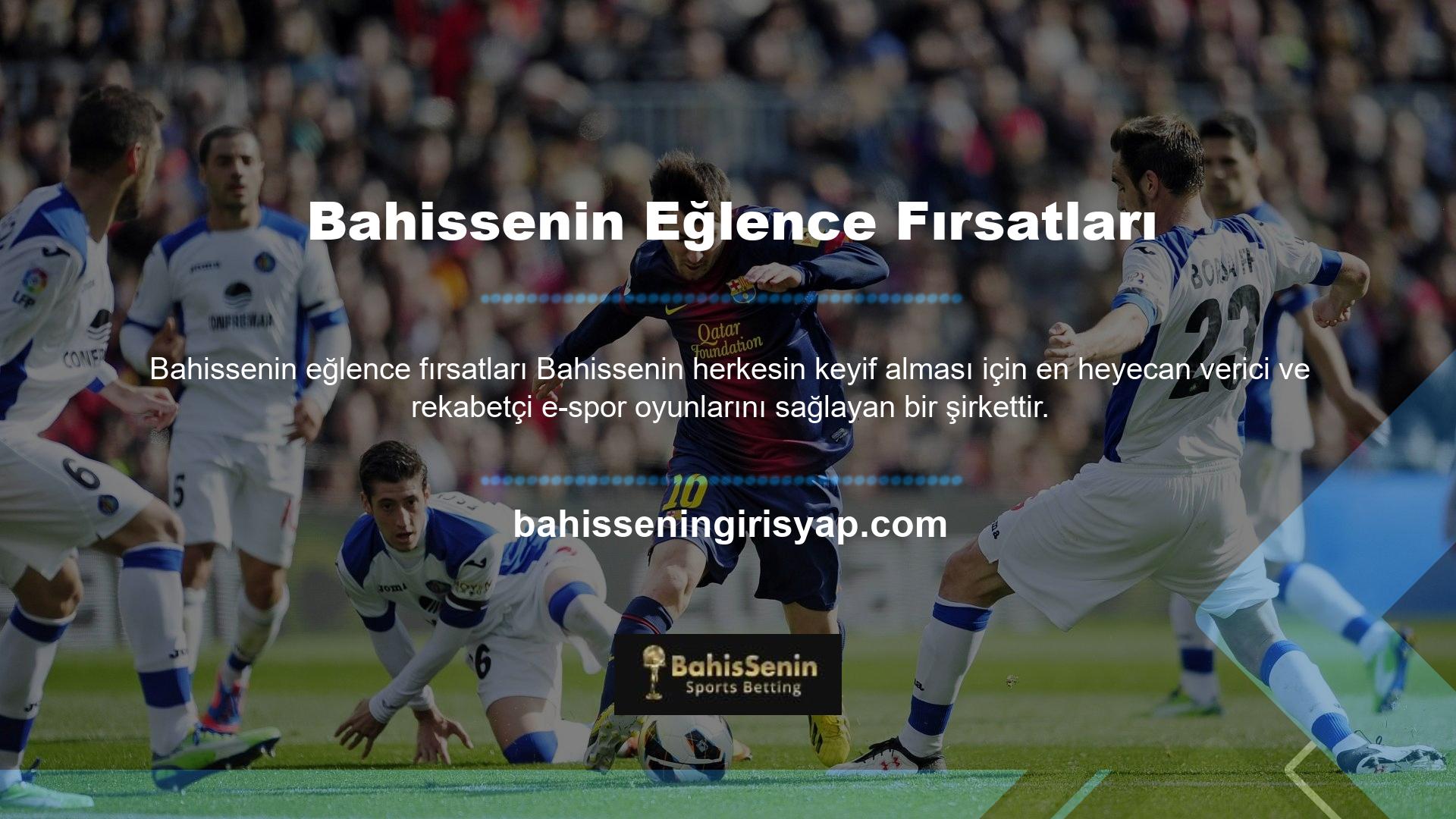 E-Sports oyunlarını bir bahis seçeneği olarak tercih ediyorsanız, Bahissenin oyunlarına ücretsiz kaydolun ve kaydınızı oluşturun